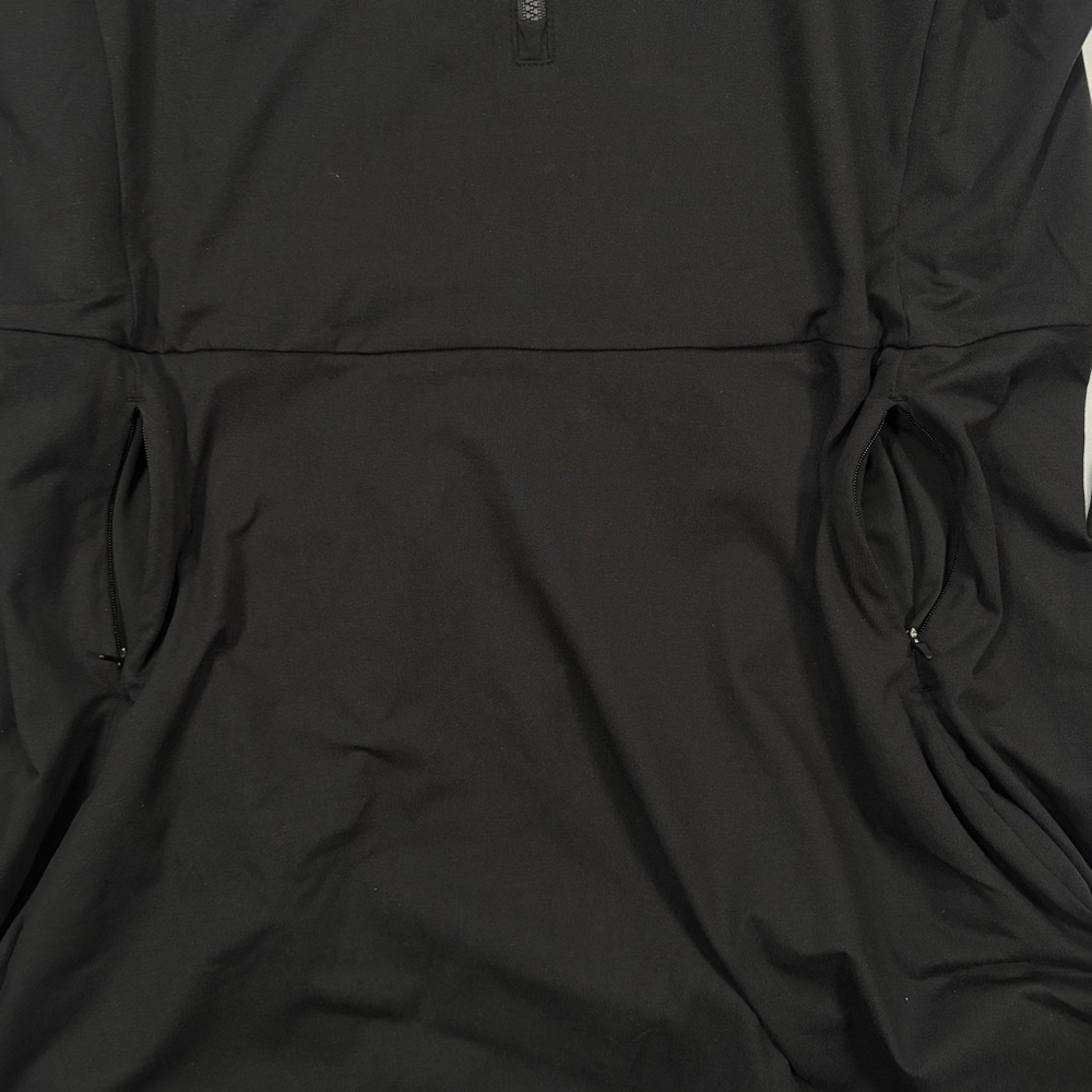 NWT CALIA Women's XXL Long Sleeve Mock Neck Golf Dress Pure Black Odor Control - Picture 9 of 12